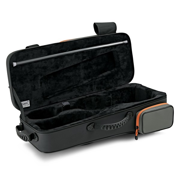 BAM Peak Performance Violin Case, Compact open angle