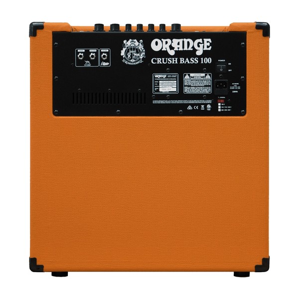 Orange Crush Bass 100 Combo - back