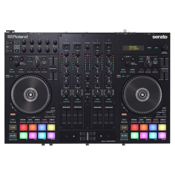 Roland DJ-707M Mobile DJ Controller - Top