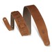 Levys MS26 Suede Leather Strap, Rust