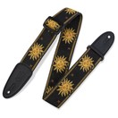 Levy's MPJG-SUN-BLK Jacquard Sun-Polyester-Gurt, schwarz