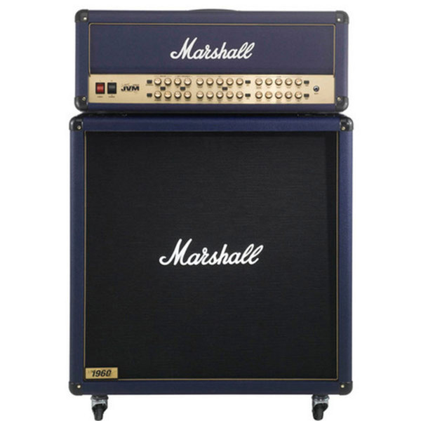 Marshall JVM410HJSB + 1960BJSB Joe Satriani Blue Half Stack - main