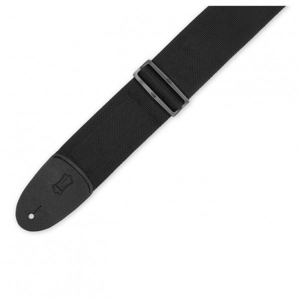 Levys M8P3-XL 3" Extra Long Poly Strap with Leather Ends
