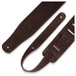 Levys MS26 Suede Leather Strap, Brown Strap Bits