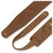 Levys MS26 Suede Leather Strap, Rust Ends