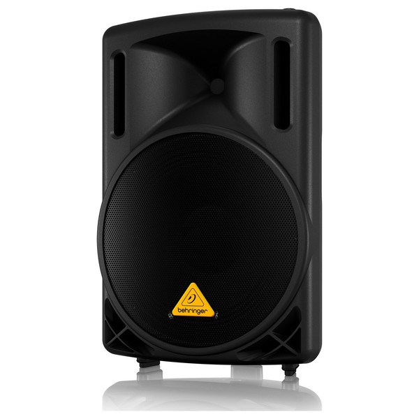Behringer B212D Eurolive Active PA Speaker, Front Angled Right