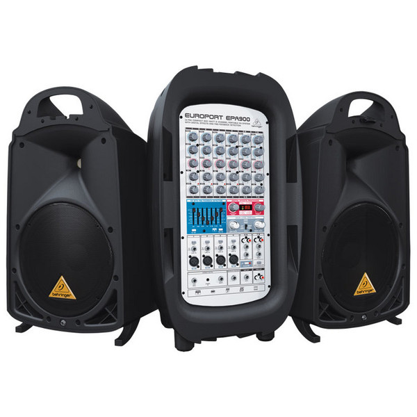 配信機器・PA機器・レコーディング機器 EUROPORT EPA900 DISC Behringer Europort EPA900 Portable PA System at Gear4music