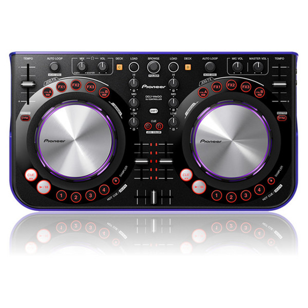 Pioneer DDJ-WeGO-V バイオレット DDJ-WeGO-V (archived) Multi-colour, compact DJ software controller