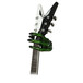 Grip Studios GS-2 Custom Guitar Hanger, Monster Green, Left Hand with Guitar