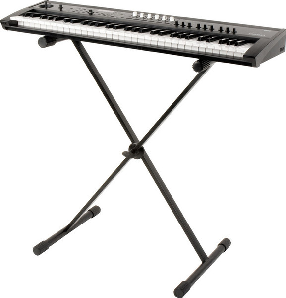 Quiklok T9B T-reX Single Braced Single Tier Keyboard Stand (with Keyboard)