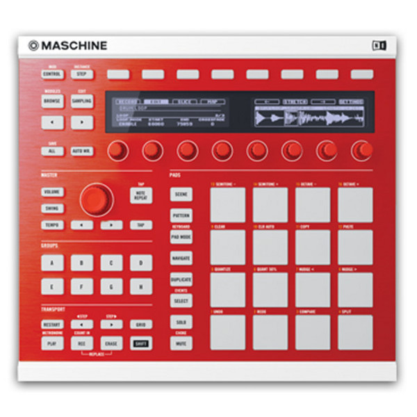 Native Instruments Maschine MK2 Custom Kit, Dragon Red (Main)