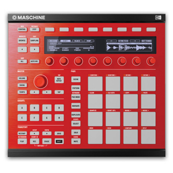 Native Instruments Maschine MK2 Custom Kit, Dragon Red (on Black)