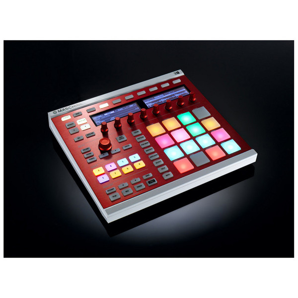 Native Instruments Maschine MK2 Custom Kit, Dragon Red (White, Black Background)