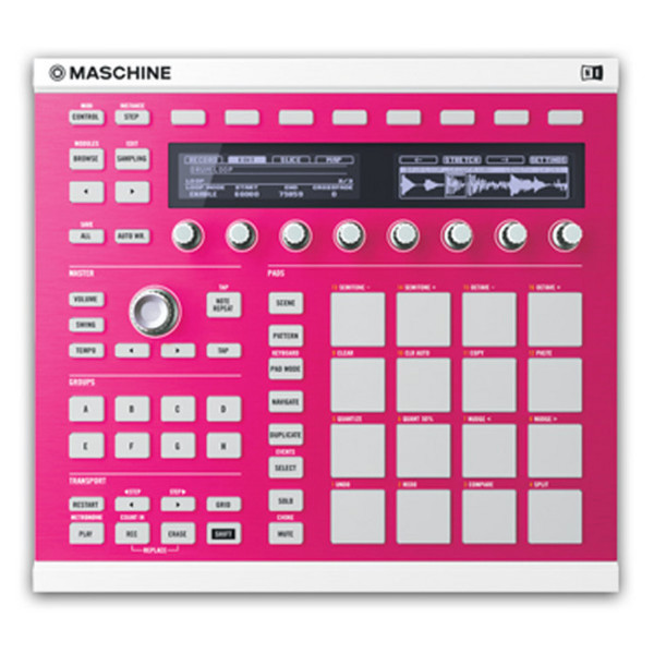 Native Instruments Maschine MK2 Custom Kit, Pink Champagne (on White)