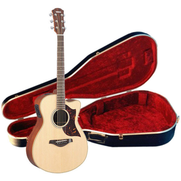 Yamaha AC1M Mahogany Electro Acoustic Guitar Concert, Natural