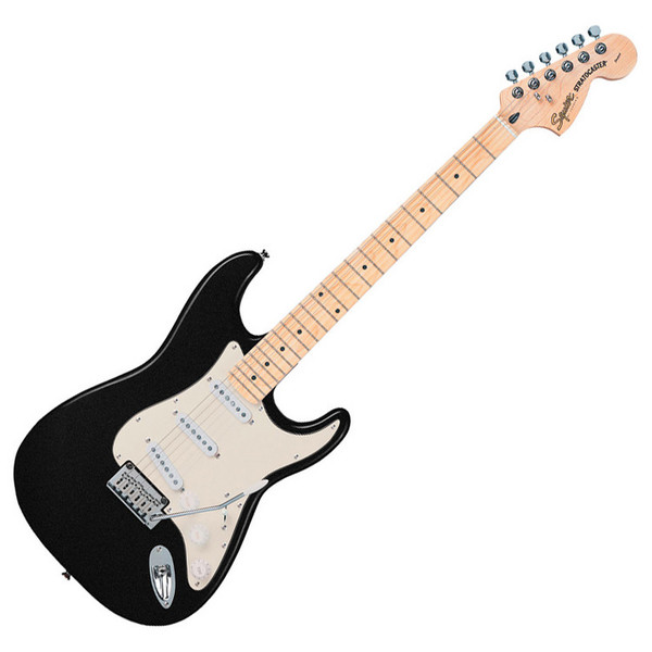 Squier by Fender Standard Stratocaster MN, Black Metallic (Main)
