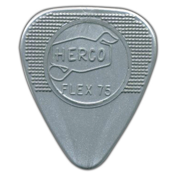 Jim Dunlop Flex75 Heavy, Silver, Players Pack of 12
