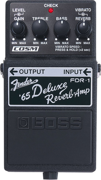 DISC Boss FDR-1 65 Fender Deluxe Reverb Pedal w/ FREE Pro Yarn