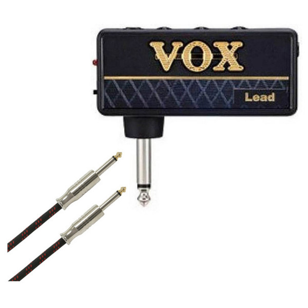 Vox amPlug Lead Guitar Headphone Amp with FREE Instrument Cable, 3m 