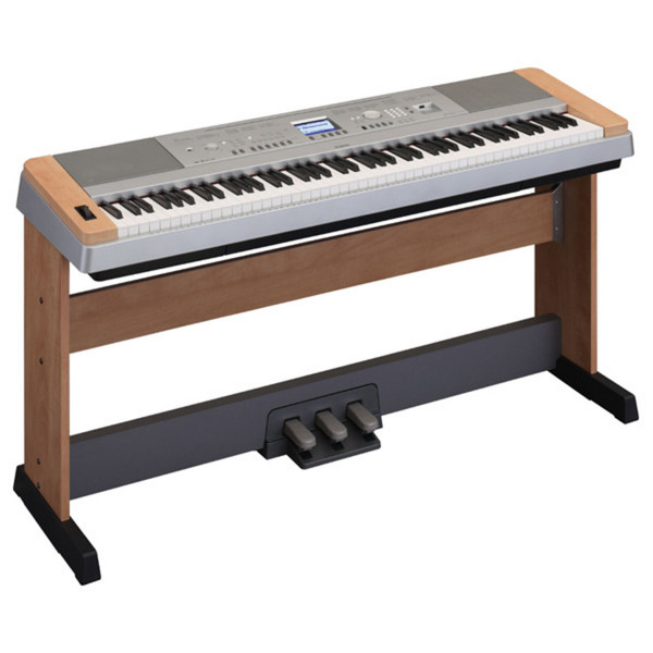 Yamaha DGX640 Digital Keyboard, Cherry with Free Pedal Unit worth £61