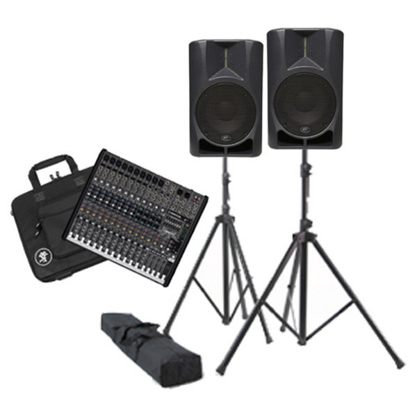 Peavey Impulse 12D and Mackie ProFX16 PA System Bundle