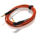 Orange 10 ft Instrument Right Angle Cable, Woven (2)