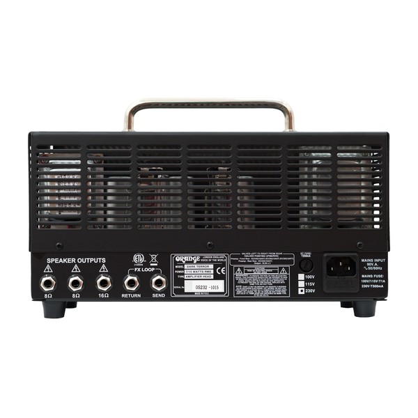 Orange Dark Terror Guitar Amp Head - back