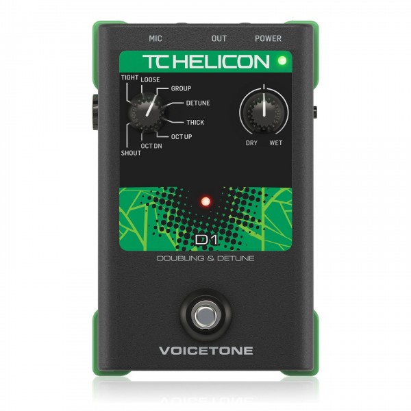 TC Helicon VoiceTone D1 Doubling and Detuning Vocal Processor Front