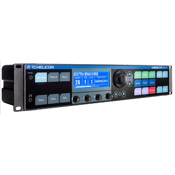 TC Helicon VoiceLive Rack Vocal Processor Perspective