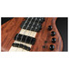 Warwick Corvette $$ 4-String Bass, Bubinga, Natural OF,Black Hardware (Close Up 3)