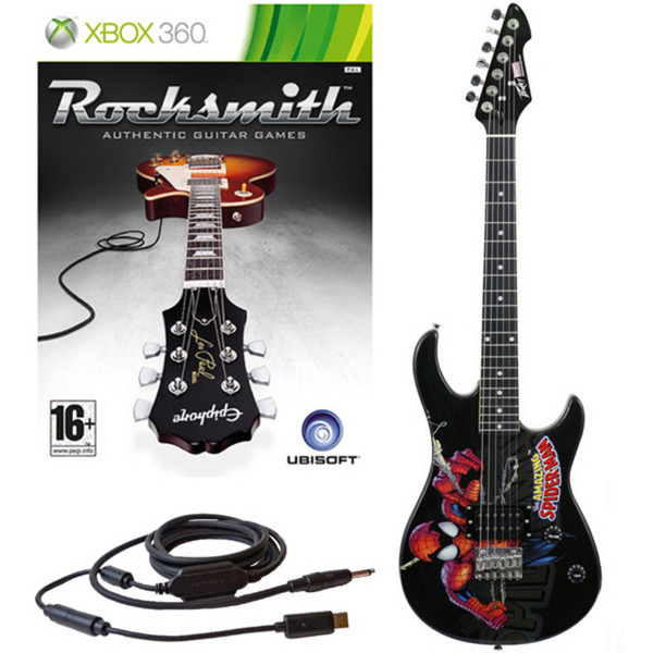Ubisoft Rocksmith + MARVEL Spider Man 3/4 Guitar Xbox Package