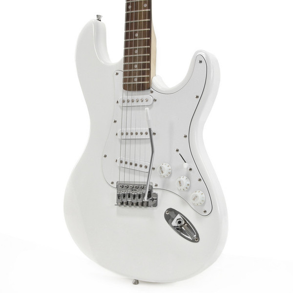 Ubisoft Rocksmith + Electric-ST Guitar, White PS3 Package