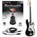 Ubisoft Rocksmith + Electric G-4 Bass Guitar, Black PS3 Package