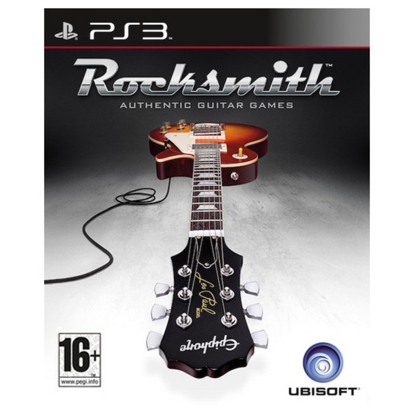 Ubisoft Rocksmith + MARVEL Iron Man 3/4 Guitar PS3 Package 