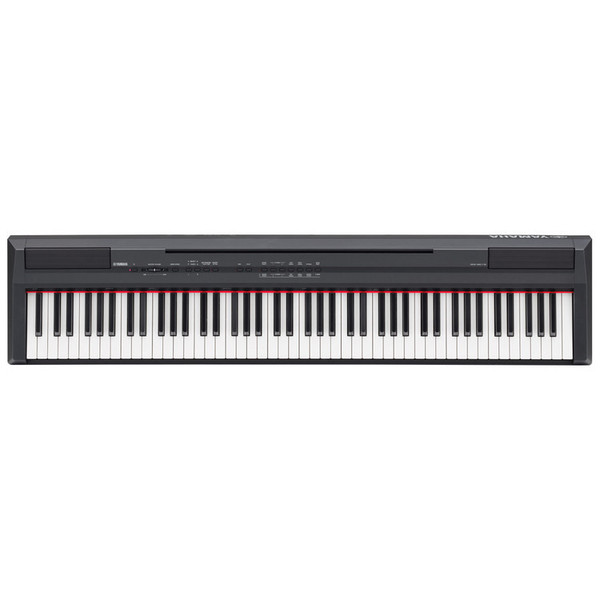 Yamaha P-105 Digital Piano, Black with Matching Pedal Board and Bench