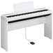 Yamaha P-105 Digital Piano, White with Matching Pedal Board and Bench