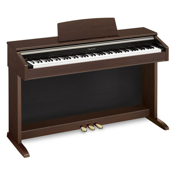Casio Celviano AP-220 Digital Piano, Brown w/ Headphones & Lessons