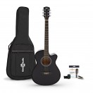 Single Cutaway Elektro-akustisk Guitar med Komplet Pakke fra Gear4music