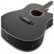 Dreadnought Electro Acoustic + Complete Pack by Gear4music, Black - guitar