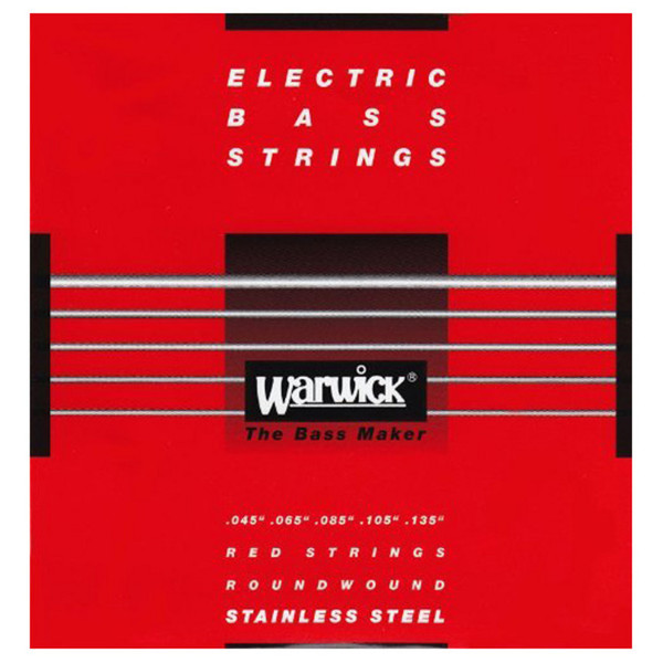 Warwick 42301 Red Label Medium Bass Strings (45-135), 5-String 