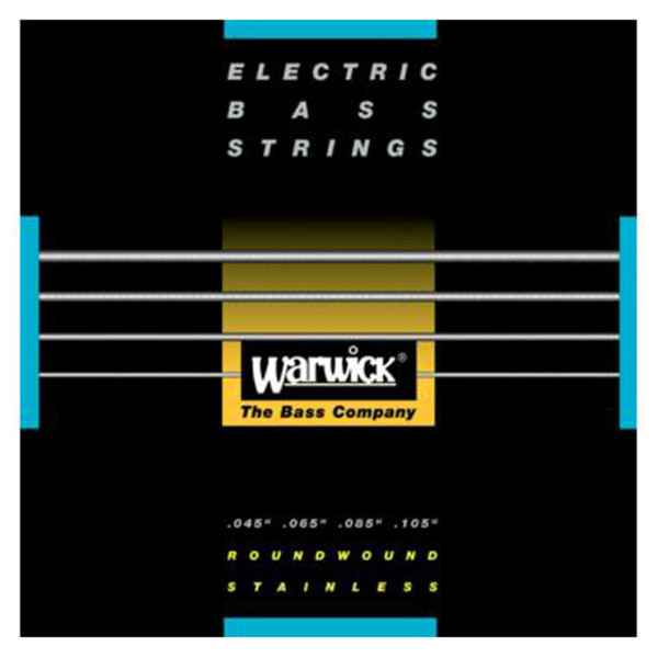 Warwick 40200 Black Label Medium Bass Strings (45-105), 4-String 