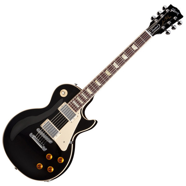 DISC Gibson Les Paul Standard Solid 2012 Guitar, Ebony w/ FREE
