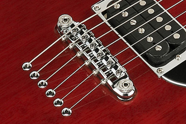 Ibanez Roadcore RC320 Electric Guitar, Trans Cherry - Bridge