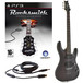Rocksmith (PS3) + Black Knight CTD-20 Electric Guitar, Wine Red 