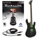 Rocksmith (PS3) + Black Knight CL-22 Electric Guitar, Black