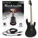 Rocksmith (PS3) + Black Knight CTD-33 Electric Guitar, Black