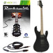 Rocksmith (Xbox) + Black Knight CTD-33 Electric Guitar, Black