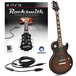 Rocksmith (PS3) + Black Knight CP-200F Electric Guitar, Tobacco