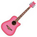 Daisy Rock Wildwood Acoustic Guitar, Pink Burst