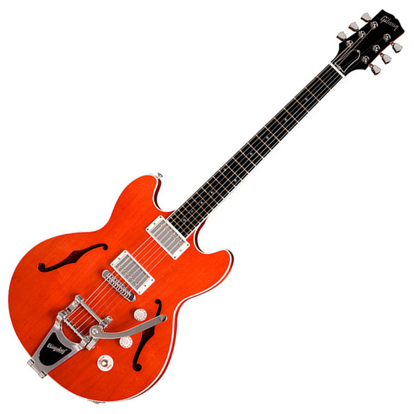 DISC Gibson Midtown Standard with Bigsby, Faded Red at Gear4music